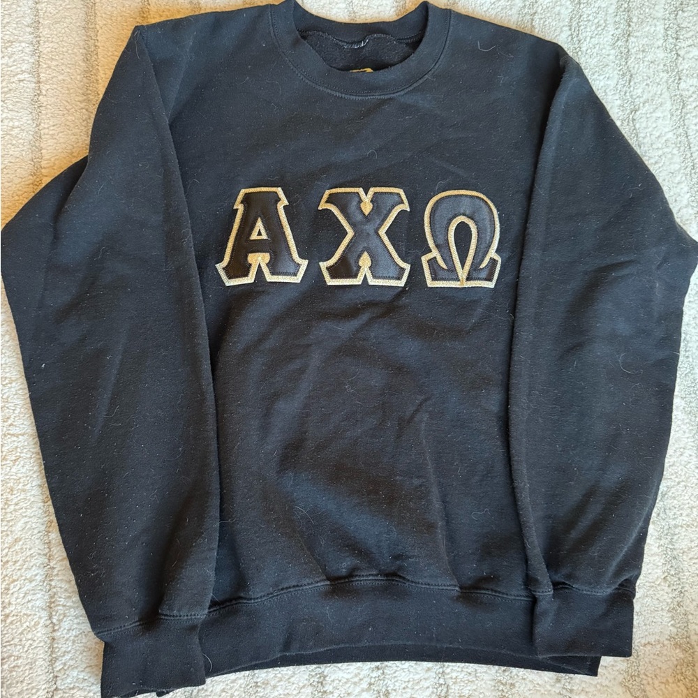 Alpha Chi Omega Letters Crewneck